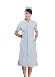 淺藍色護士服夏季短袖TMHSF-034