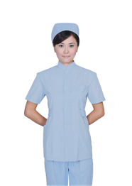 藍色護士服套裝定做TMHSF-013
